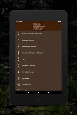 Runic Formulas android App screenshot 1